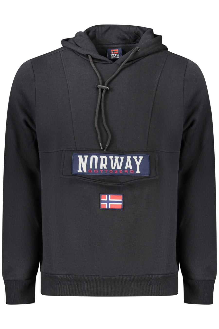 Norway 1963 Men's Black Zip-Up Sweatshirt