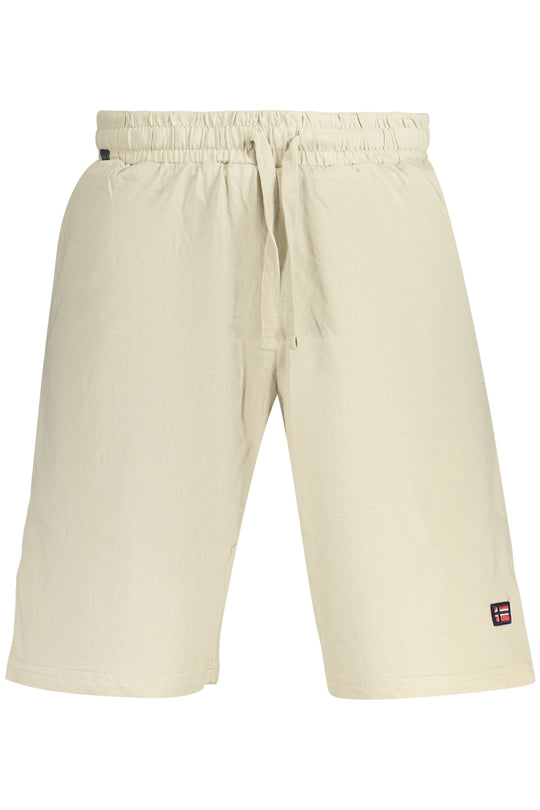 Norway 1963 Men's Beige Bermuda Shorts