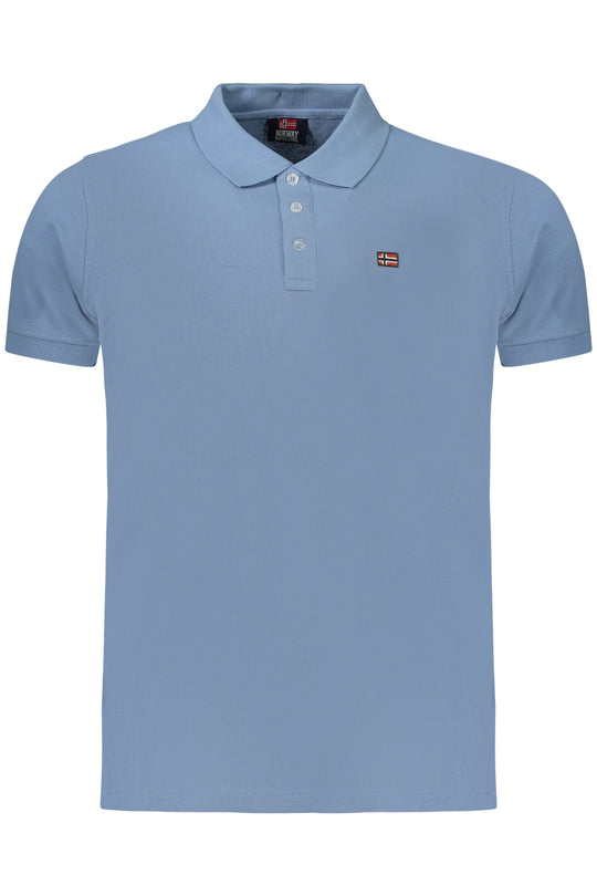 Norway 1963 Men's Short-Sleeved Polo Shirt, Blue