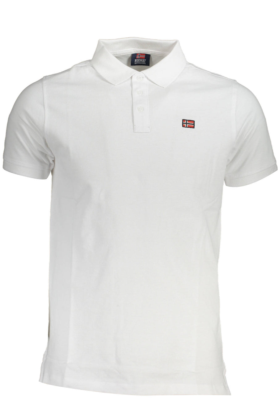 Norway 1963 Men's Short Sleeve Polo White