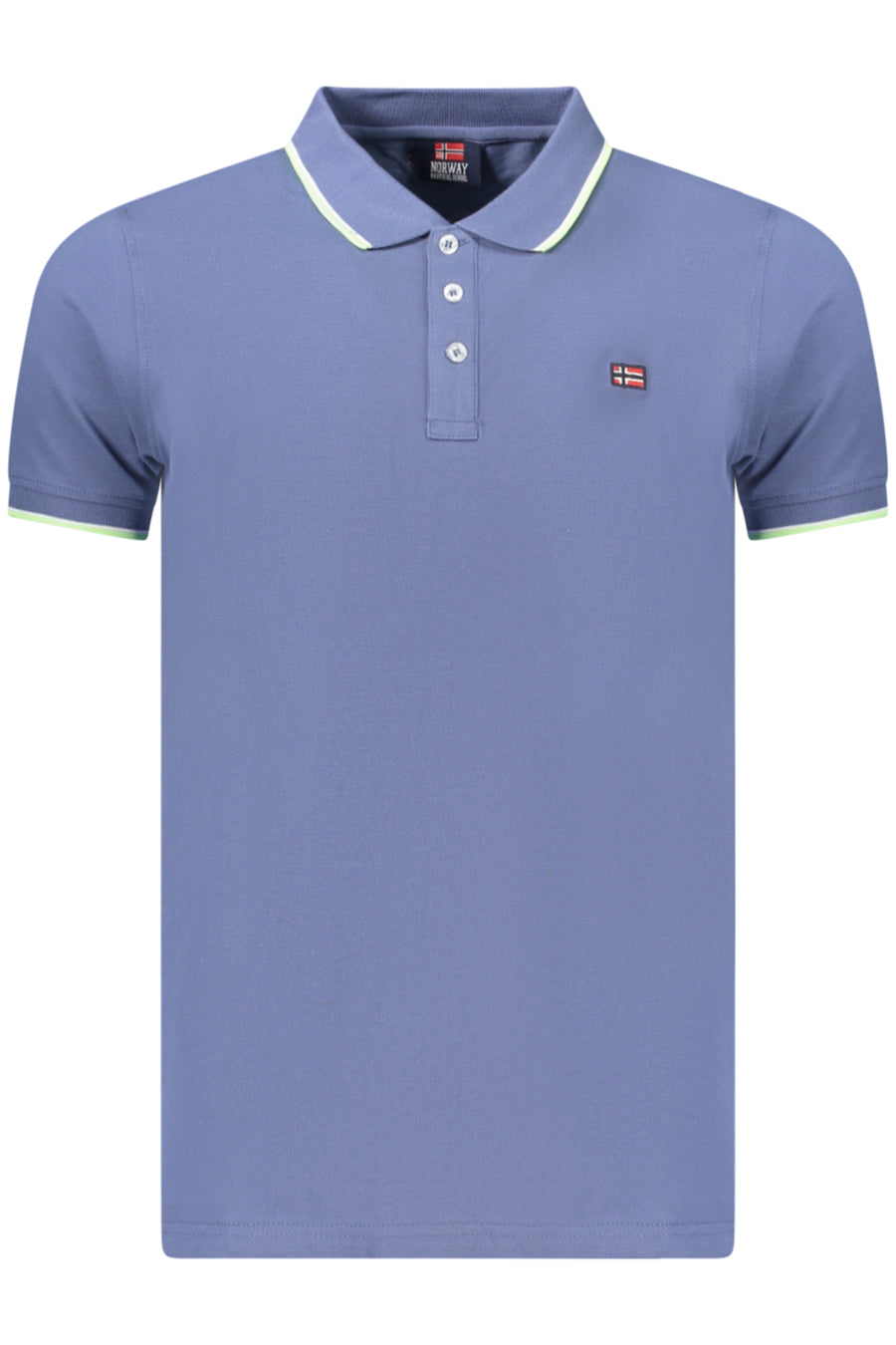 Norway 1963 Men's Short-Sleeved Polo Shirt, Blue