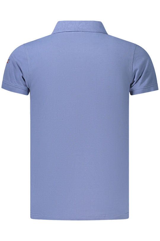 Norway 1963 Men's Short-Sleeved Polo Shirt, Blue