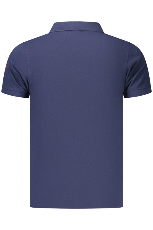 Norway 1963 Men's Short-Sleeved Polo Shirt, Blue