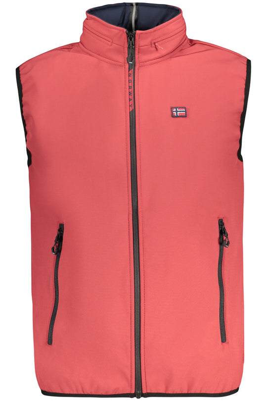 Norway 1963 Men's Red Sleeveless Jacket