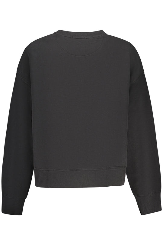 Pepe Jeans Women's Black Zip-Up Sweatshirt