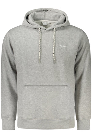 Pepe Jeans Men's Gray Zip-Up Sweatshirt