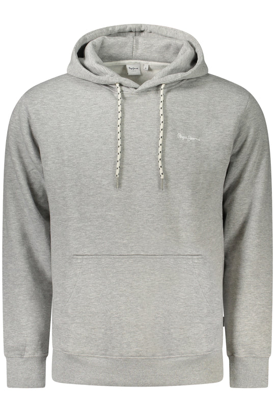 Pepe Jeans Men's Gray Zip-Up Sweatshirt