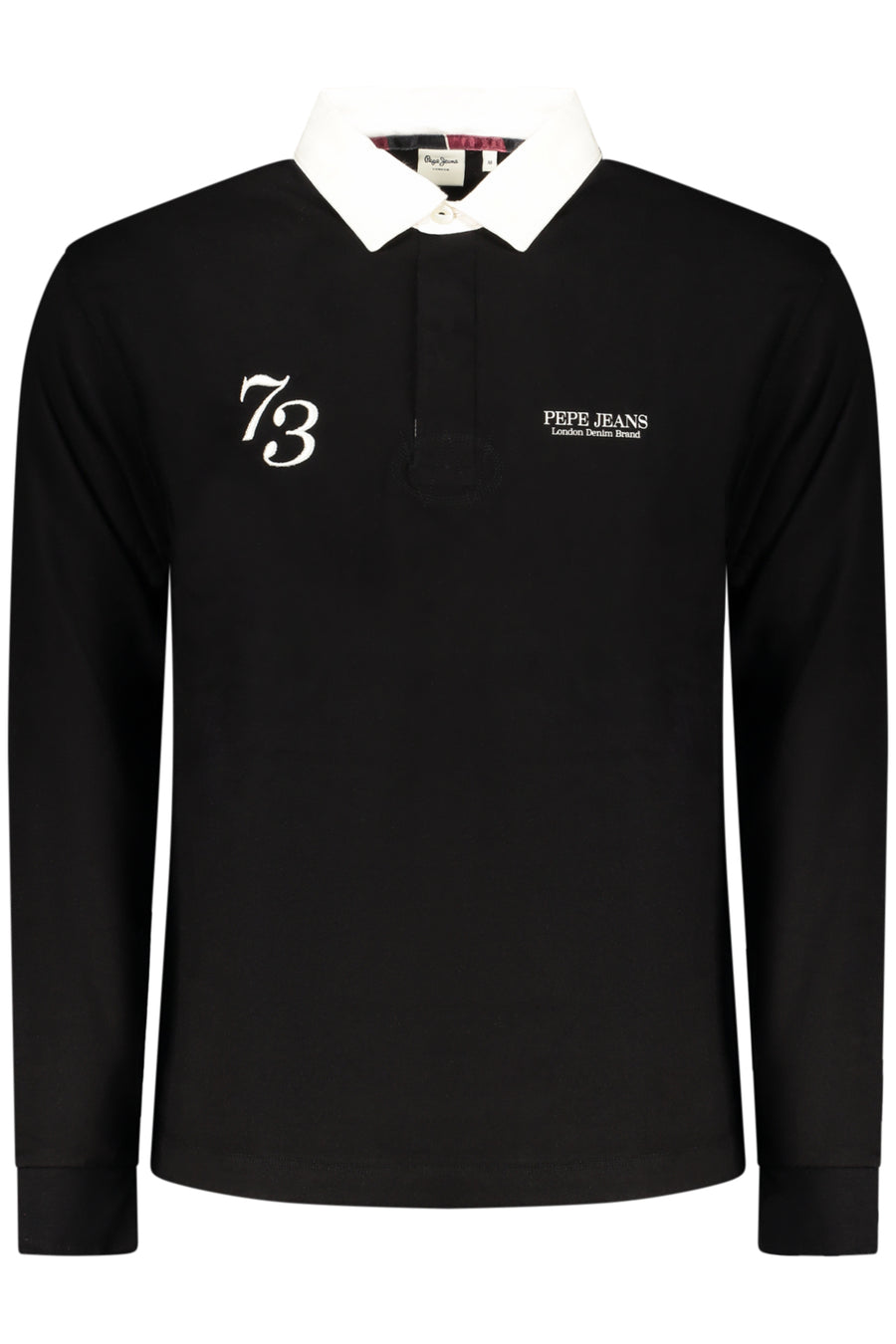 Pepe Jeans Men's Long-Sleeved Polo Shirt, Black