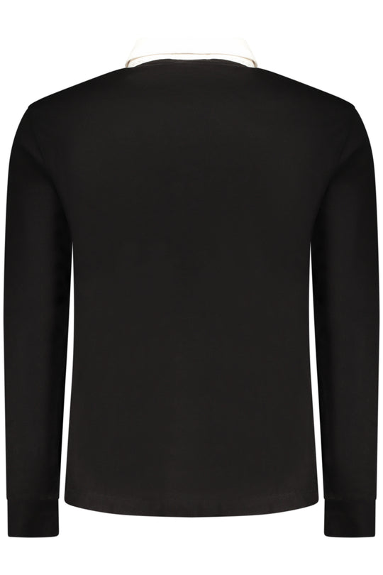 Pepe Jeans Men's Long-Sleeved Polo Shirt, Black