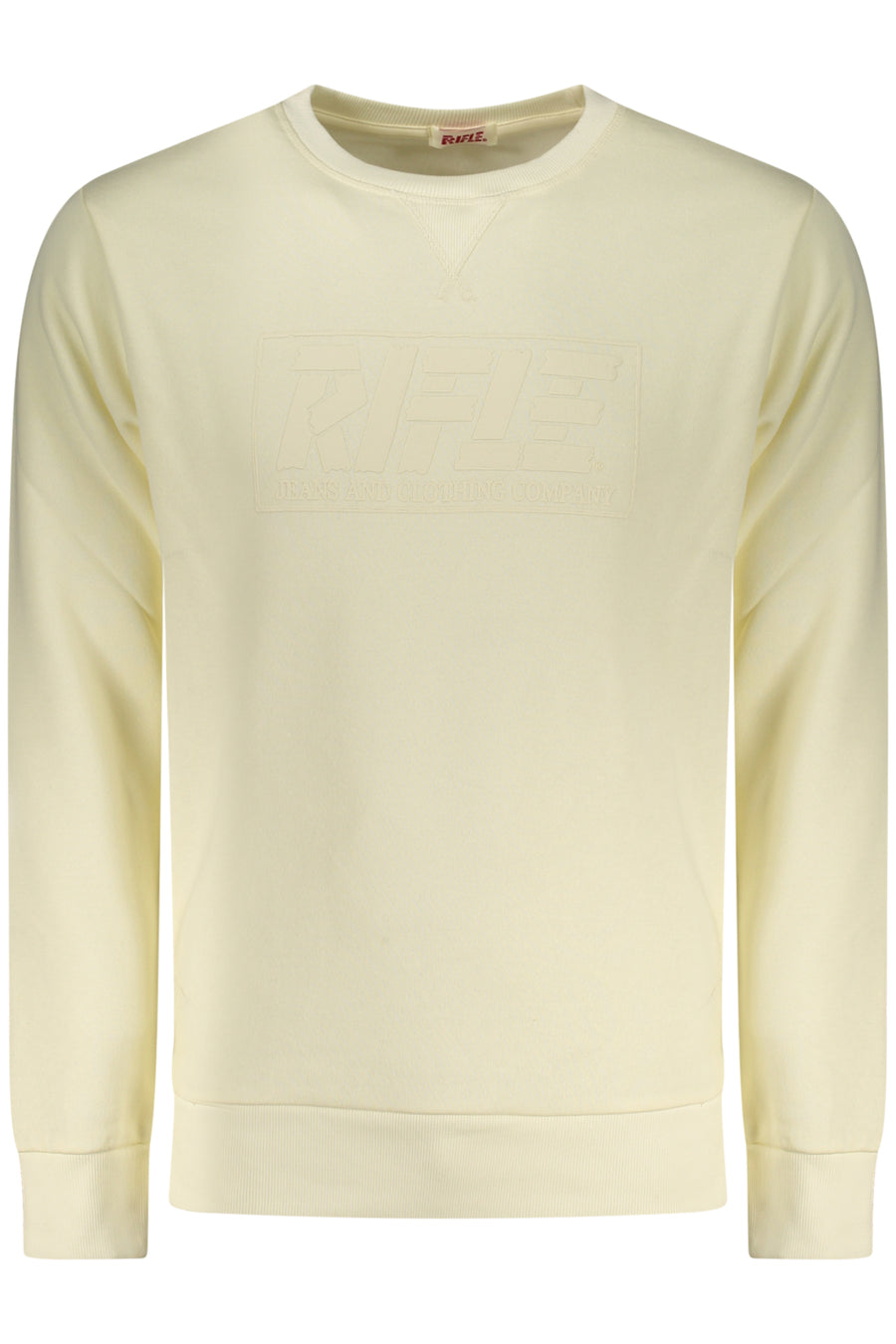Rifle Men's Zip-Up Sweatshirt White