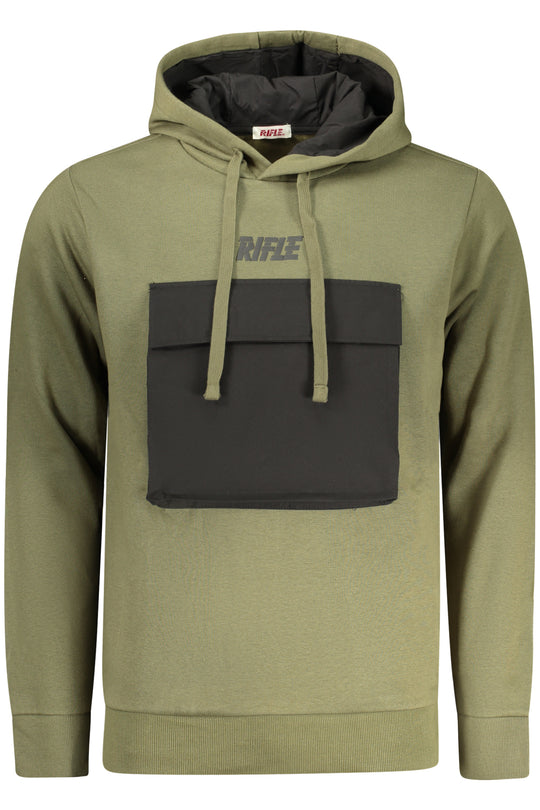 Rifle Men's Zip-Up Sweatshirt Green