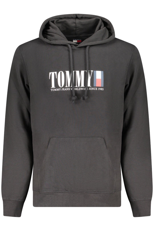 Tommy Hilfiger Men's Black Zip-Up Sweatshirt