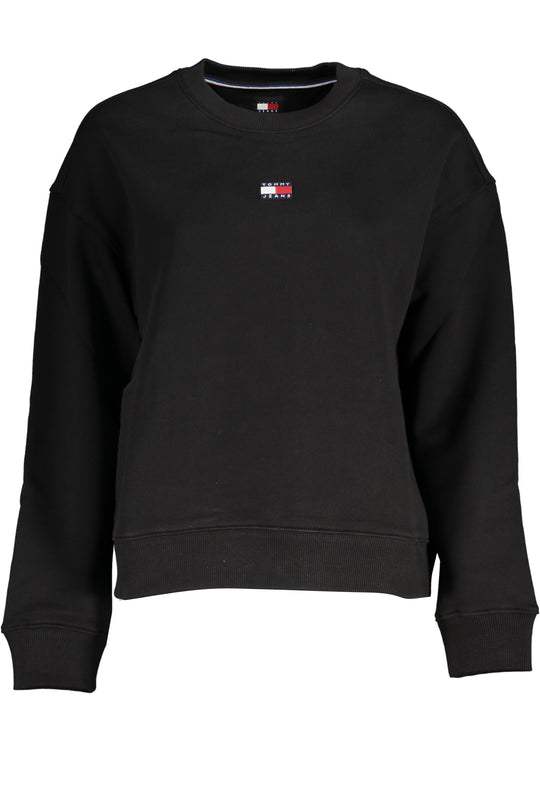 Tommy Hilfiger Men's Black Zipless Sweatshirt