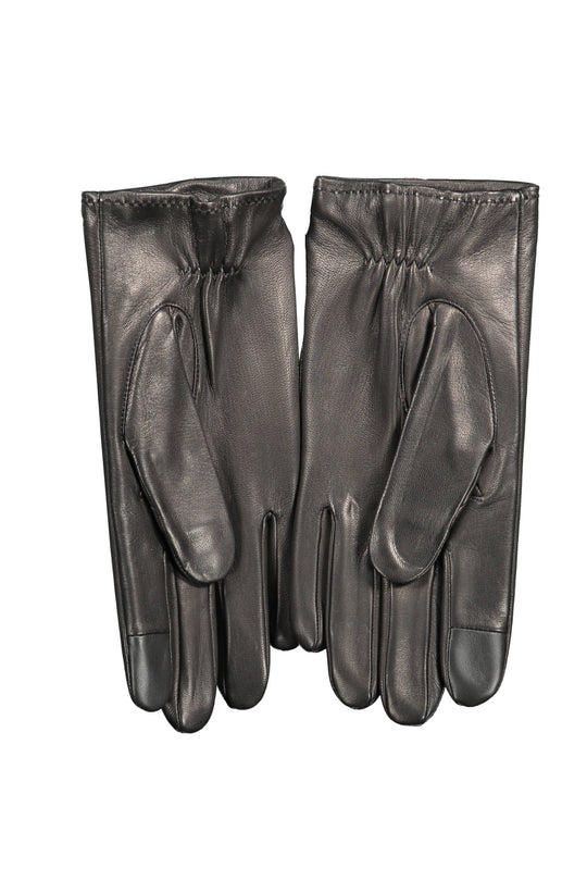 TOMMY HILFIGER Luvas em pele · Preto