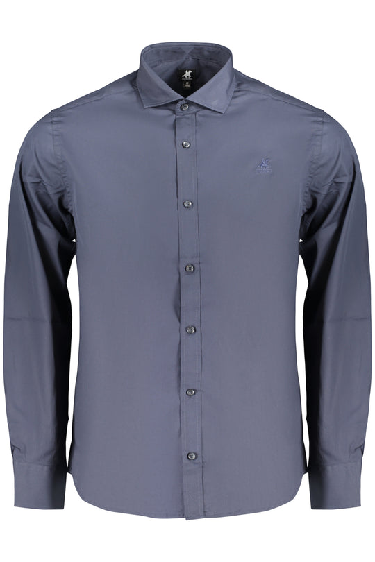 U.S. Grand Us Grand Men's Blue Long-Sleeved Shirt