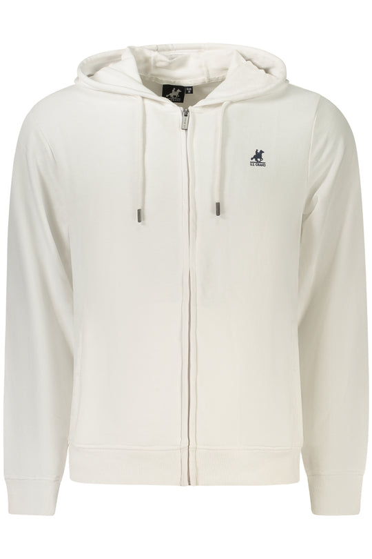 U.S. Grand Us Grand Men's White Zip-Up Sweatshirt