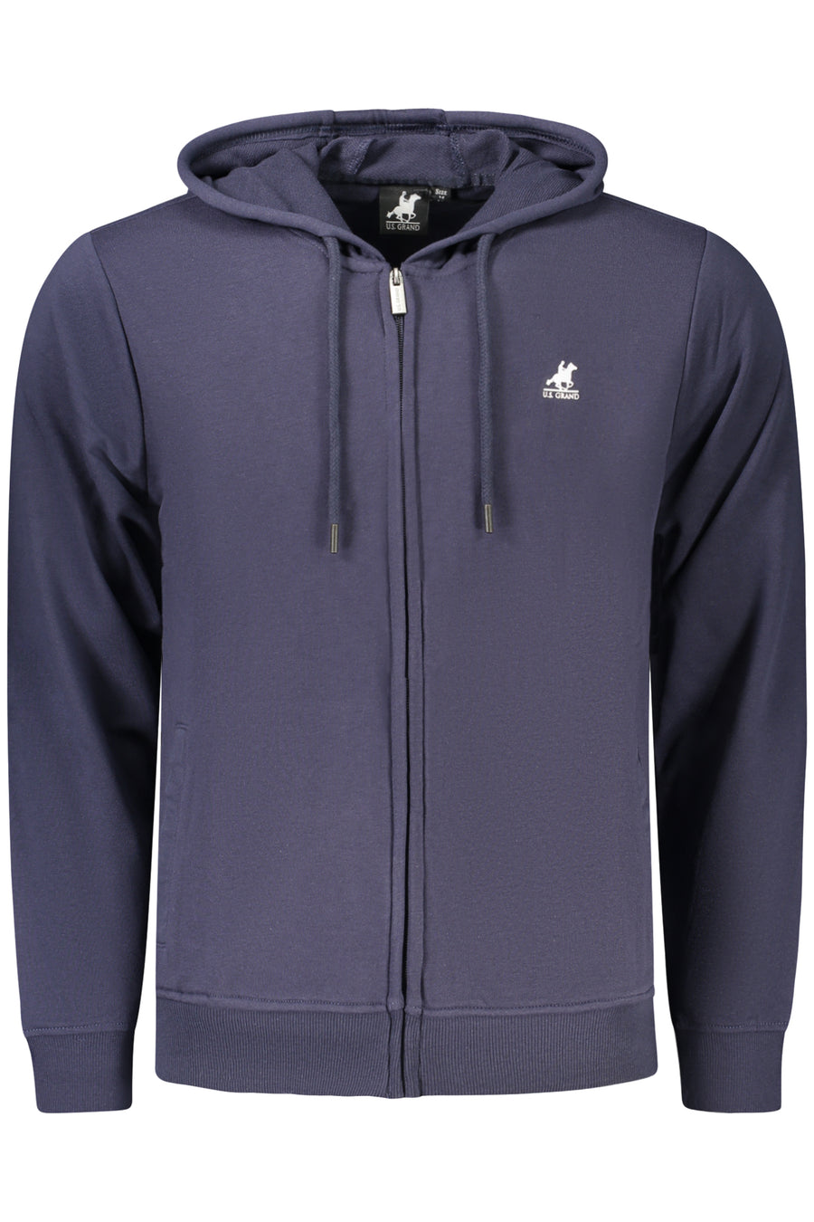 U.S. Grand Us Grand Men's Blue Zip-Up Sweatshirt