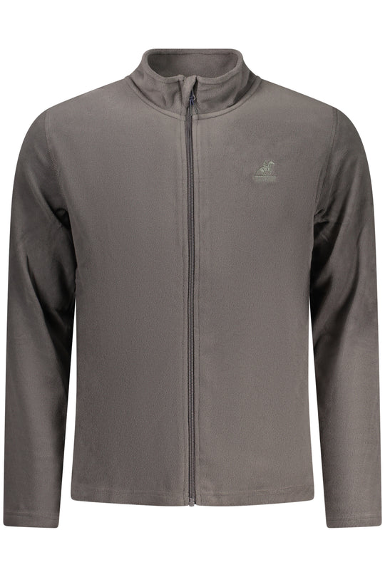 U.S. Grand Us Grand Men's Gray Zip-Up Sweatshirt