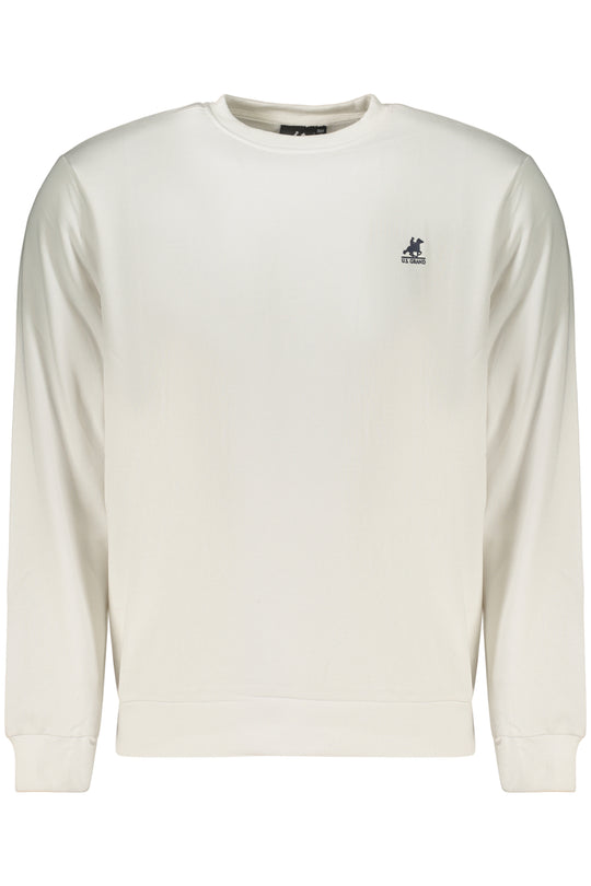 U.S. Grand Us Grand Men's White Zip-Up Sweatshirt