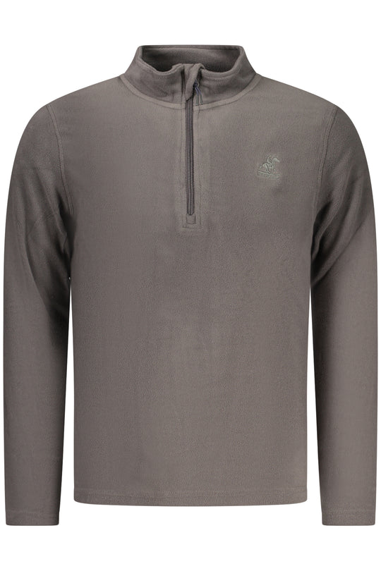 U.S. Grand Us Grand Men's Gray Zip-Up Sweatshirt