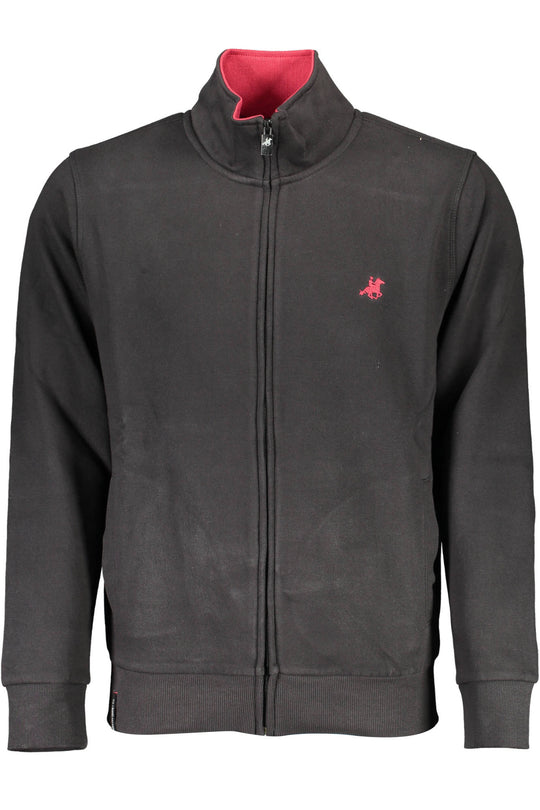 U.S. Grand Us Grand Men's Black Zip-Up Sweatshirt