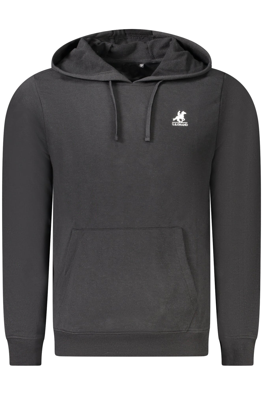 U.S. Grand Us Grand Men's Black Zip-Up Sweatshirt