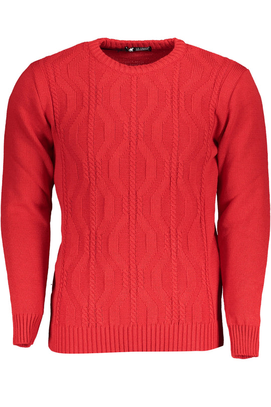 U.S. Grand Us Grand Men's Red Sweater