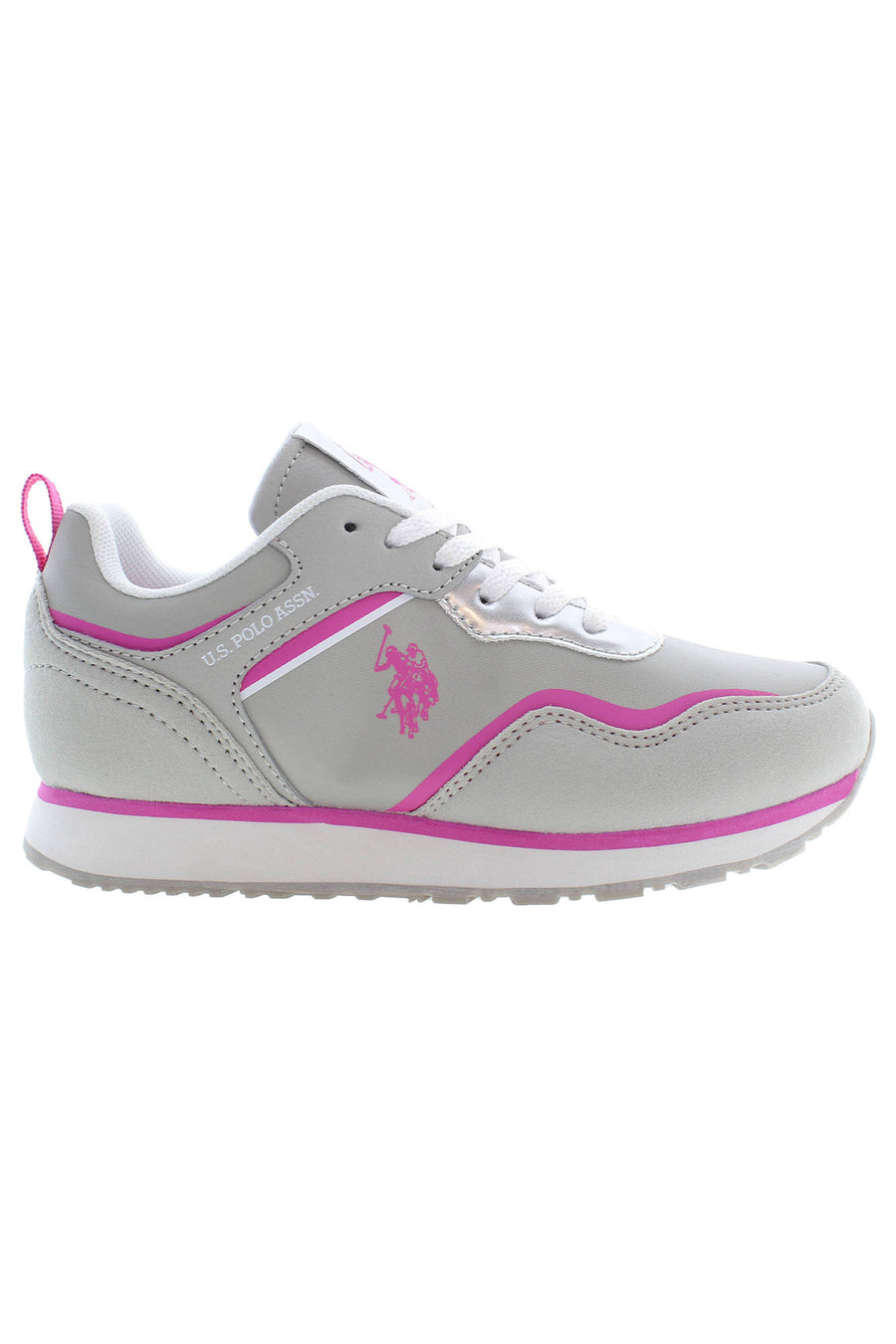 U.S. Polo Assn. Girls' Gray Sports Footwear