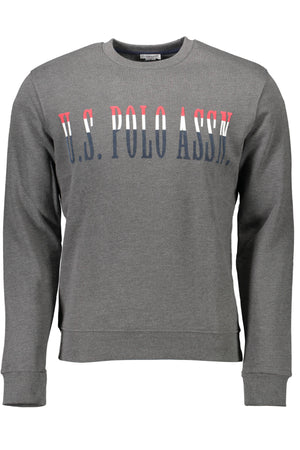 U.S. Polo Assn. Men's Gray Zip-Up Sweatshirt