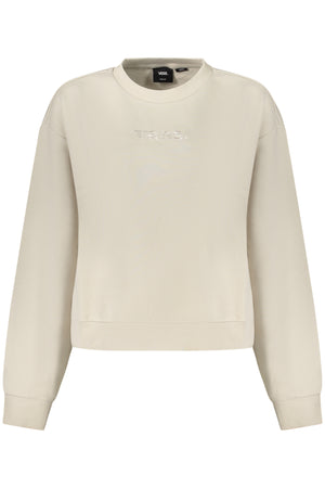 Vans Women's Zip-Up Sweatshirt in Beige